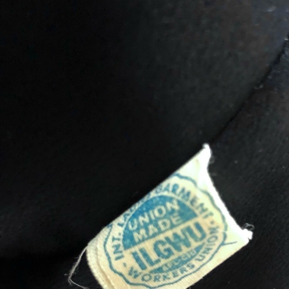 VINTAGE 60s Asymmetrical Button Fur Collar Black Wool Coat ROTHSCHILD’S Size M/L - Picture 6 of 9